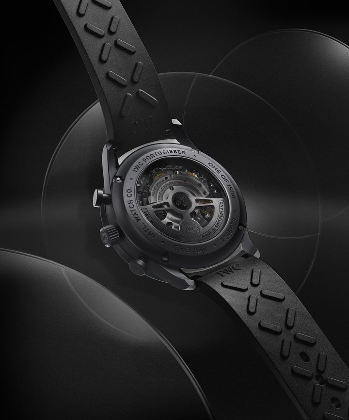 Dark mode: IWC Schaffhausen presents the Portugieser Chronograph Ceratanium