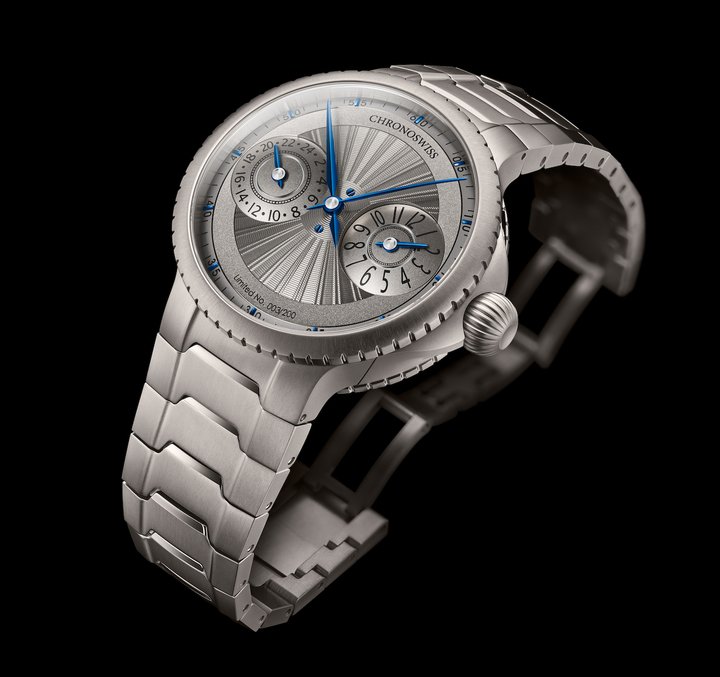 Chronoswiss unveils the Pulse GMT Silver Guilloche 