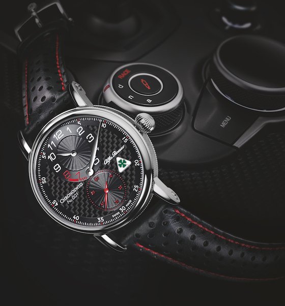 Chronoswiss and Alfa Romeo rev up partnership with a limited edition timepiece