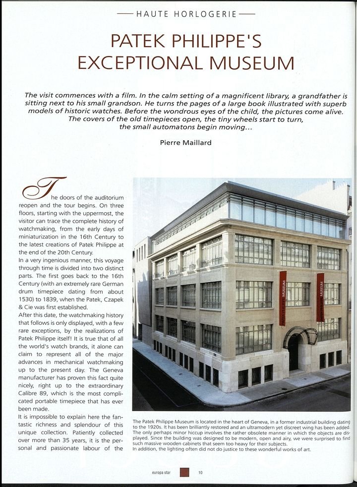 Inside the Patek Philippe Museum: a conversation with Dr Peter Friess