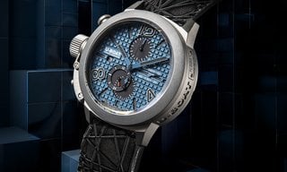 U-Boat Classico Chrono adds a 45 Titanium Tungsten with a waffle dial