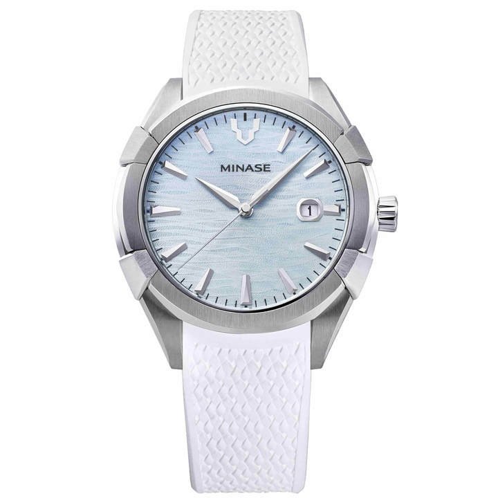Frozen elegance: Minase launches Ice Blue Dial and Rubber Strap for Uruga Collection