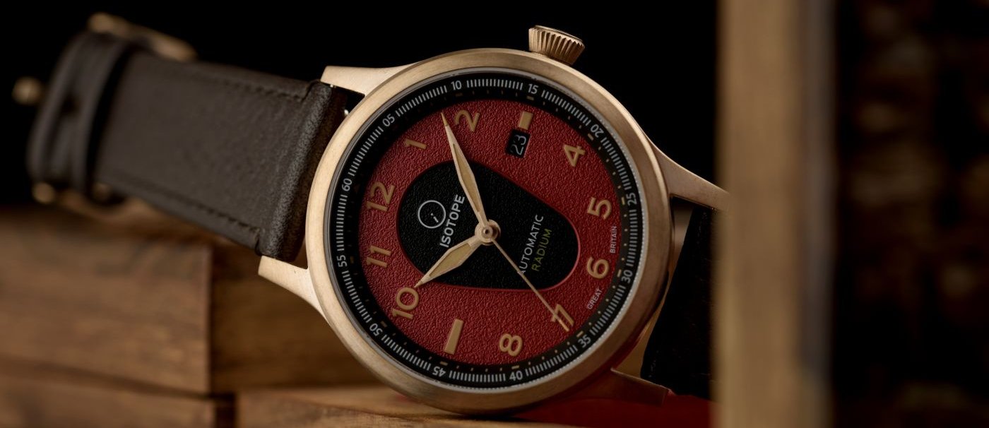 Isotope Watches introduces Old Radium Bronze Pilot watch