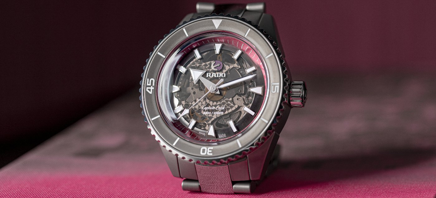 Rado's Captain Cook High-Tech Ceramic “The Pink Dial Project”