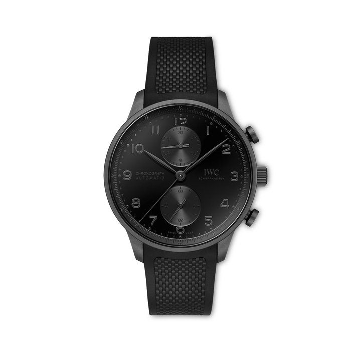 Dark mode: IWC Schaffhausen presents the Portugieser Chronograph Ceratanium