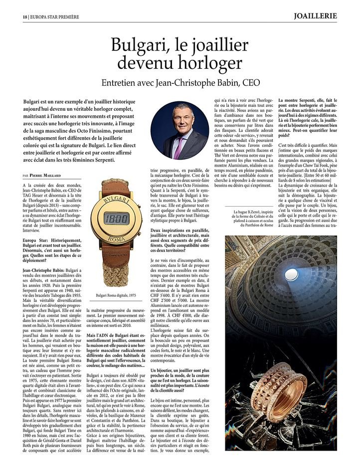 LVMH and the relaunch of Daniel Roth
