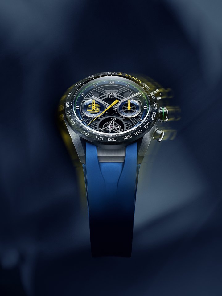 TAG Heuer Carrera Chronograph Tourbillon x Senna limited edition