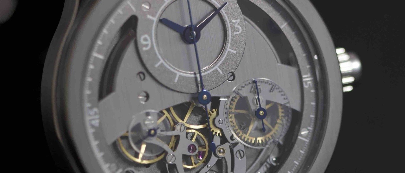 Sylvain Pinaud and his “Chronographe monopoussoir artisanal”