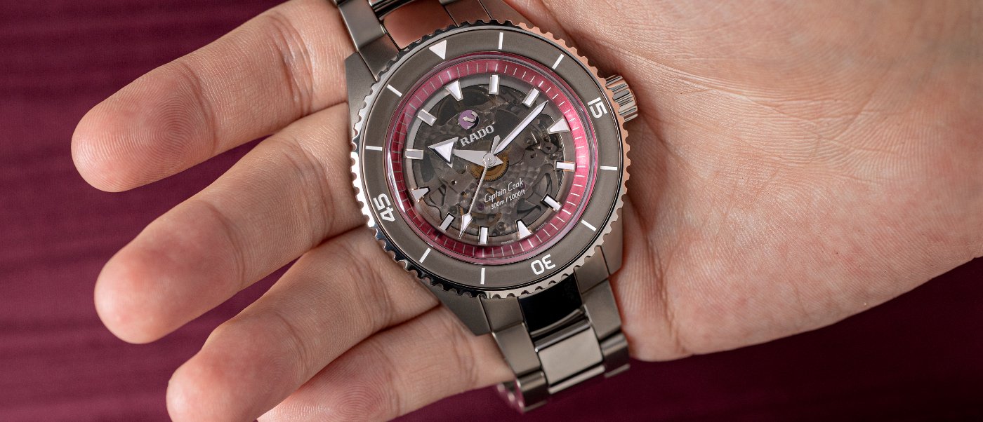 Rado's Captain Cook High-Tech Ceramic “The Pink Dial Project”