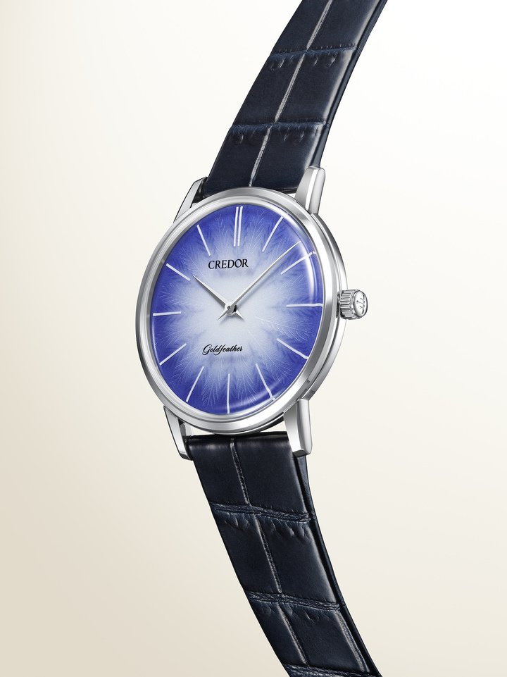 Credor celebrates the artistry of Imari Nabeshima porcelain in a new Goldfeather timepiece