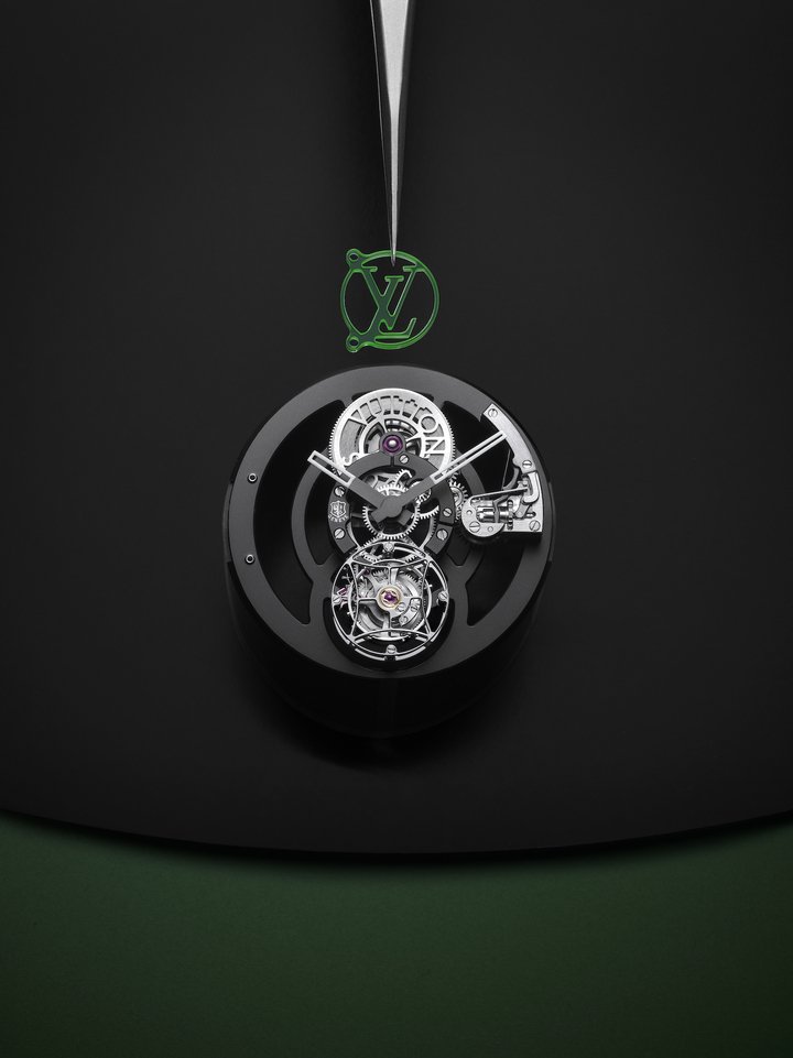 Louis Vuitton Tambour Moon Tourbillon Volant Poinçon de Genève