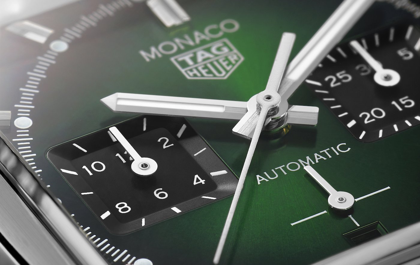 TAG Heuer introduces a Monaco with green dial 