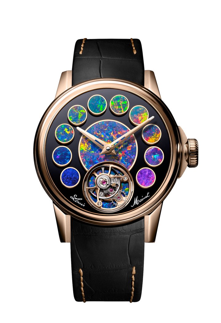 Louis Moinet Geopolis Opal unique piece: a quest for perfection