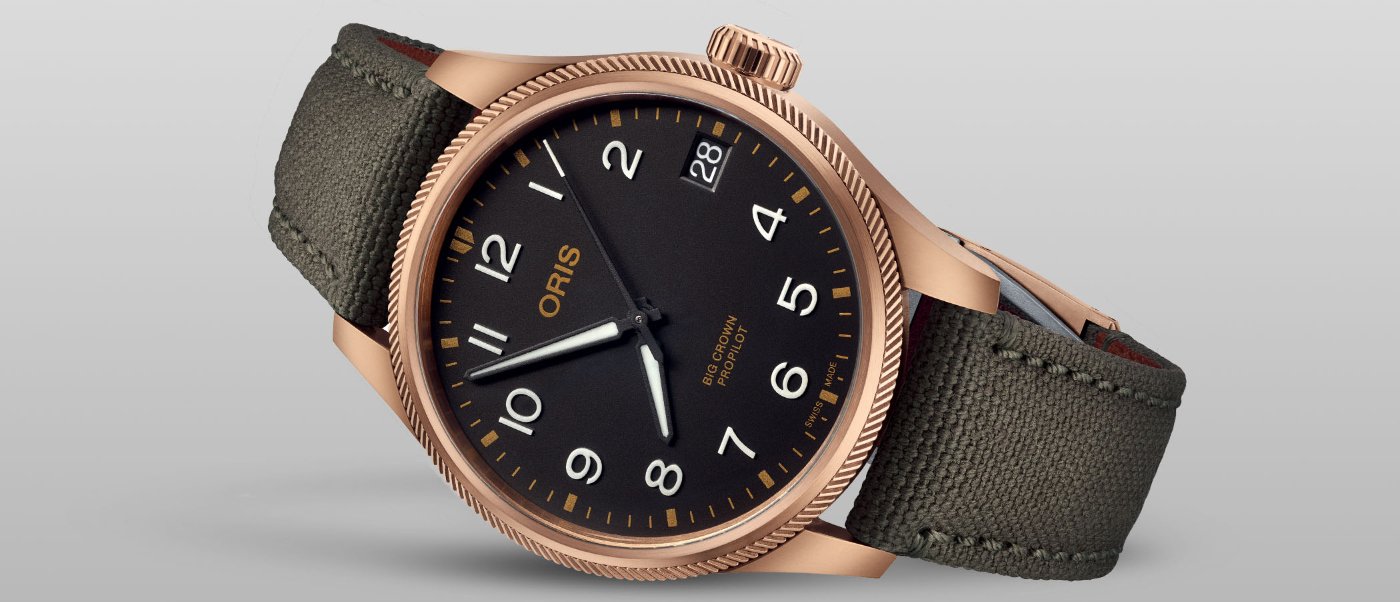 The Oris Big Crown ProPilot Big Date now in bronze