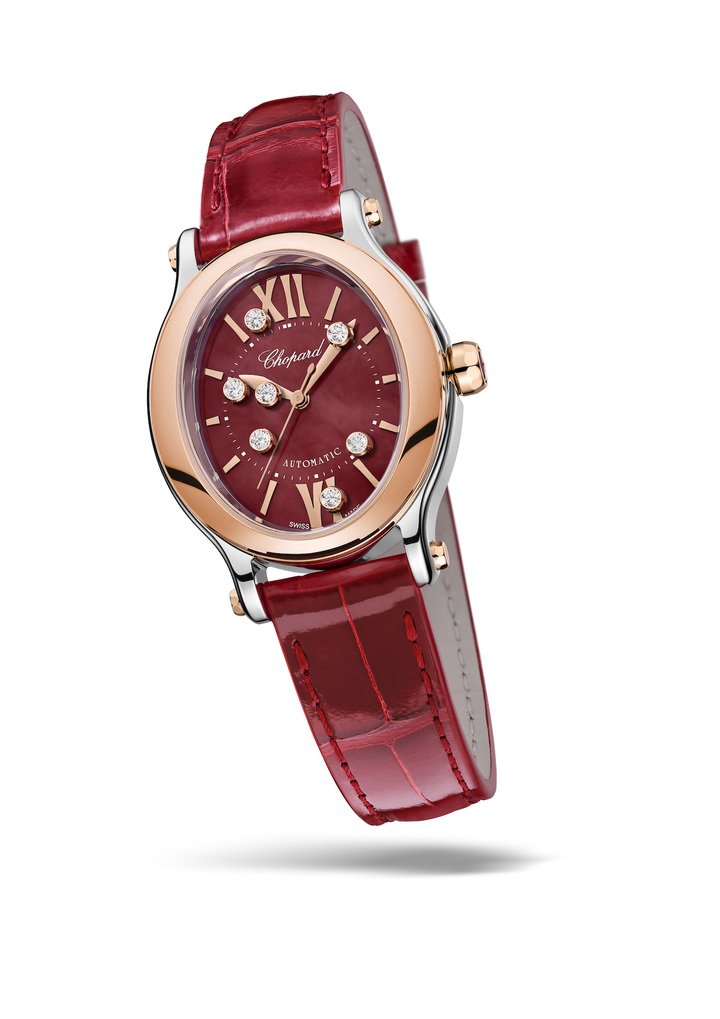 Chopard Happy Sport in new Oval Lucent Steel™ rose gold case