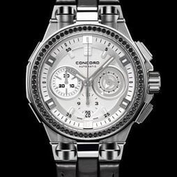 C2 CHRONOGRAPH BLACK & WHITE by Concord