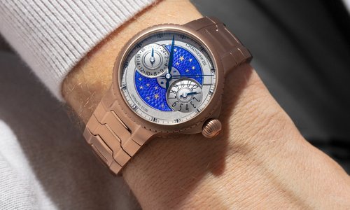 Chronoswiss unveils the Pulse GMT Enamel Sky Gold