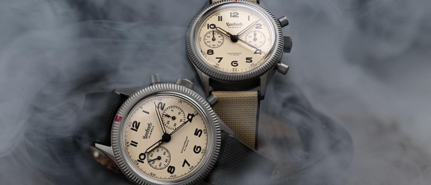 Hanhart 417 TI Desert Pilot: “TI” for titanium