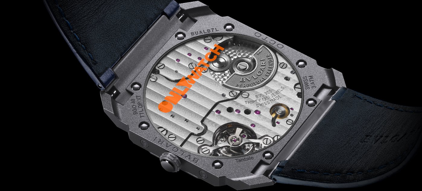 Bulgari: a unique Octo Finissimo in tantalum for Only Watch