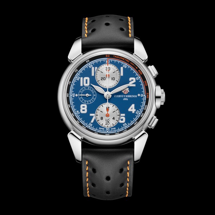 Cuervo y Sobrinos Unveils the Chronograph Aga Blue Classic