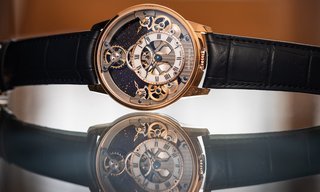 Arnold & Son presents the Time Pyramid 42.5 Red Gold & Platinum