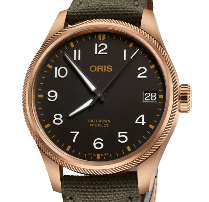 The Oris Big Crown ProPilot Big Date now in bronze