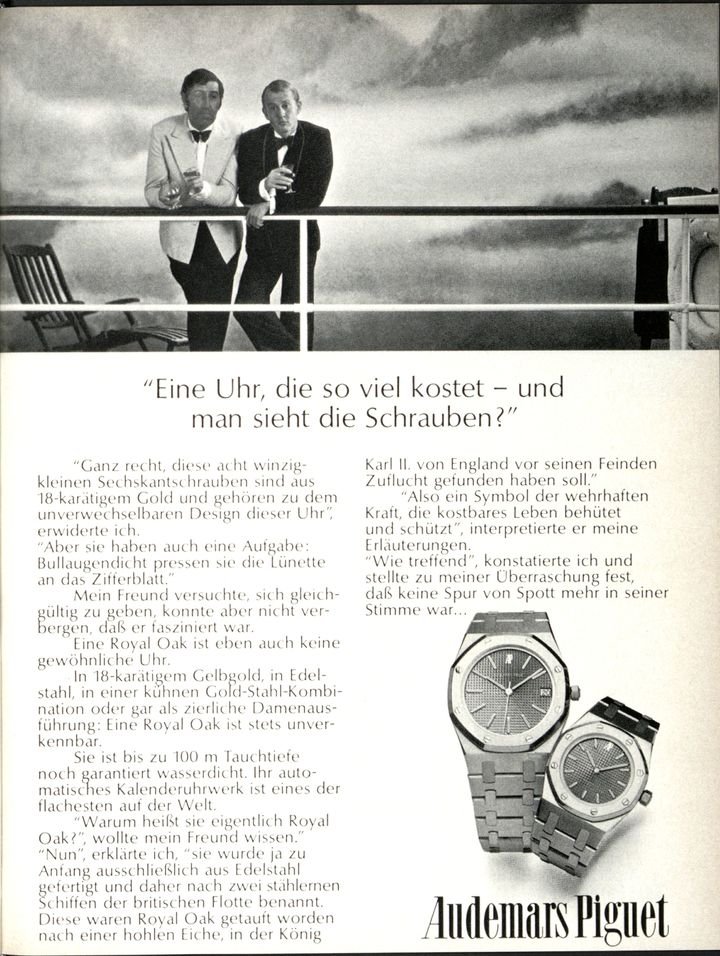 An iconic watch in Europa Star's archives: the Royal Oak