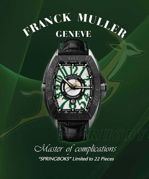 Franck Muller for Springboks