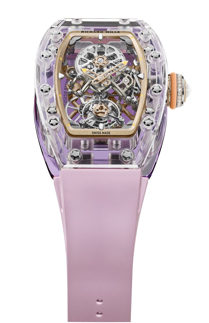 Richard Mille's first movement for sapphire case in the RM 75-01