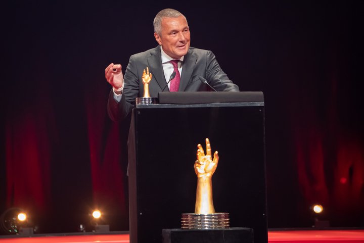 Jean-Christophe Babin, CEO of Bulgari, winner of the Aiguille d'Or last year