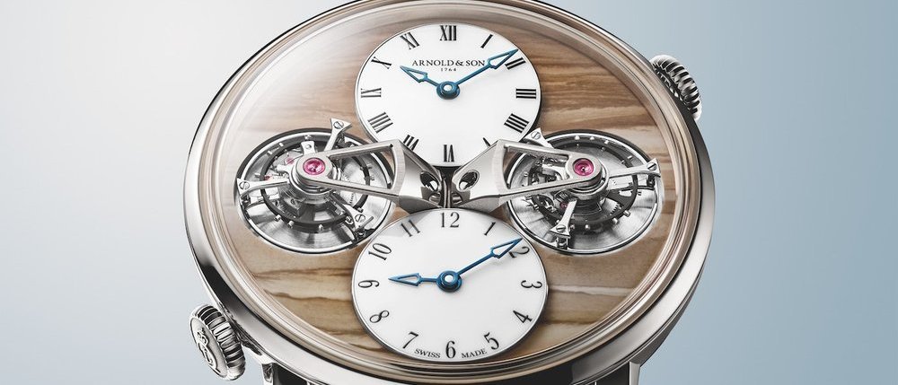 Arnold & Son x Chronopassion's one-off Double Tourbillon ‘Landscape'