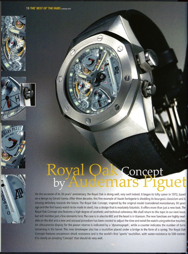 The Royal Oak Concept through the Europa Star archives