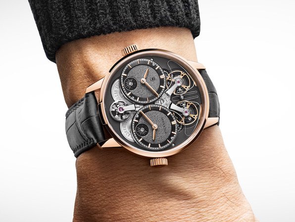 Armin Strom's elegant new Dual Time GMT Resonance Rose Gold