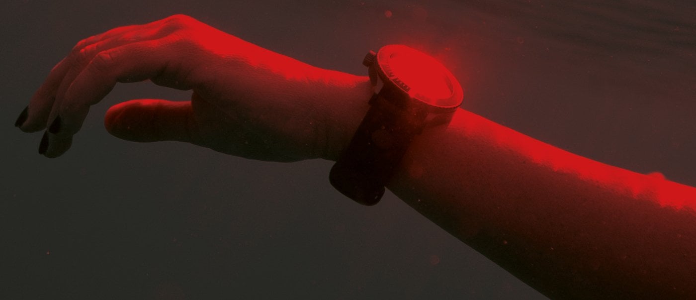 Introducing Maurice de Mauriac's new deep red diver's watch