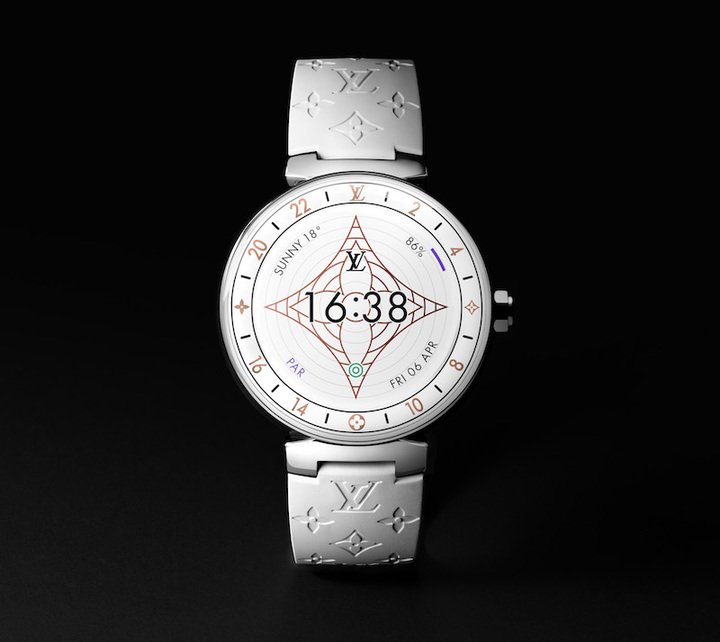 The Tambour Horizon Monogram White