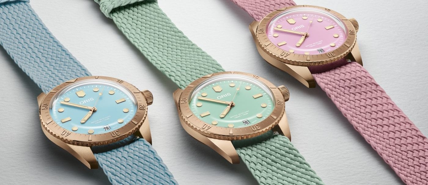 The Oris Cotton Candy now comes with a recycled strap