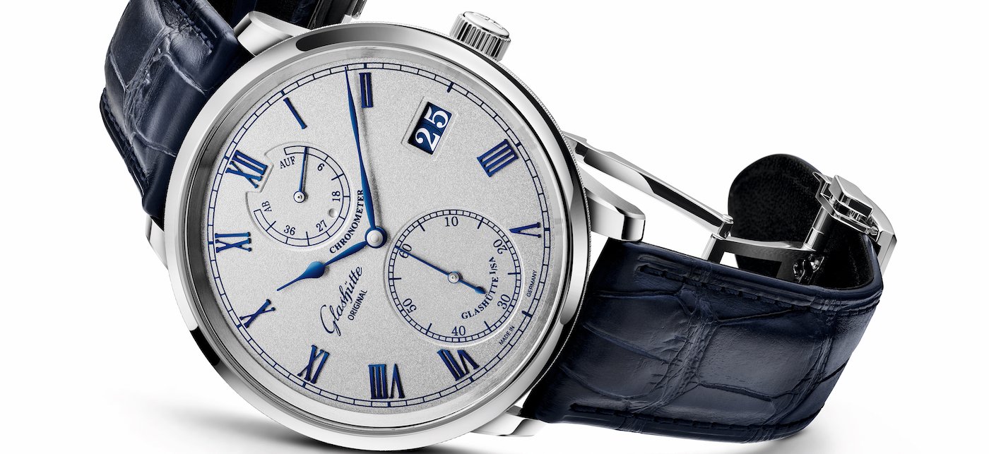 Glashütte Original presents the silver blue Senator Chronometer