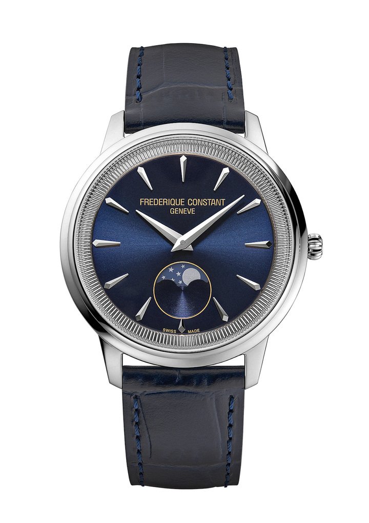 Frederique Constant Classics Moneta Moonphase elevates quartz appeal