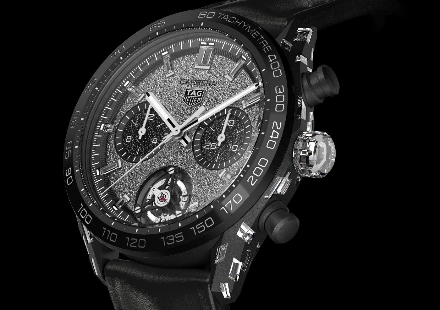 The new TAG Heuer Carrera Plasma, featuring lab-grown diamonds