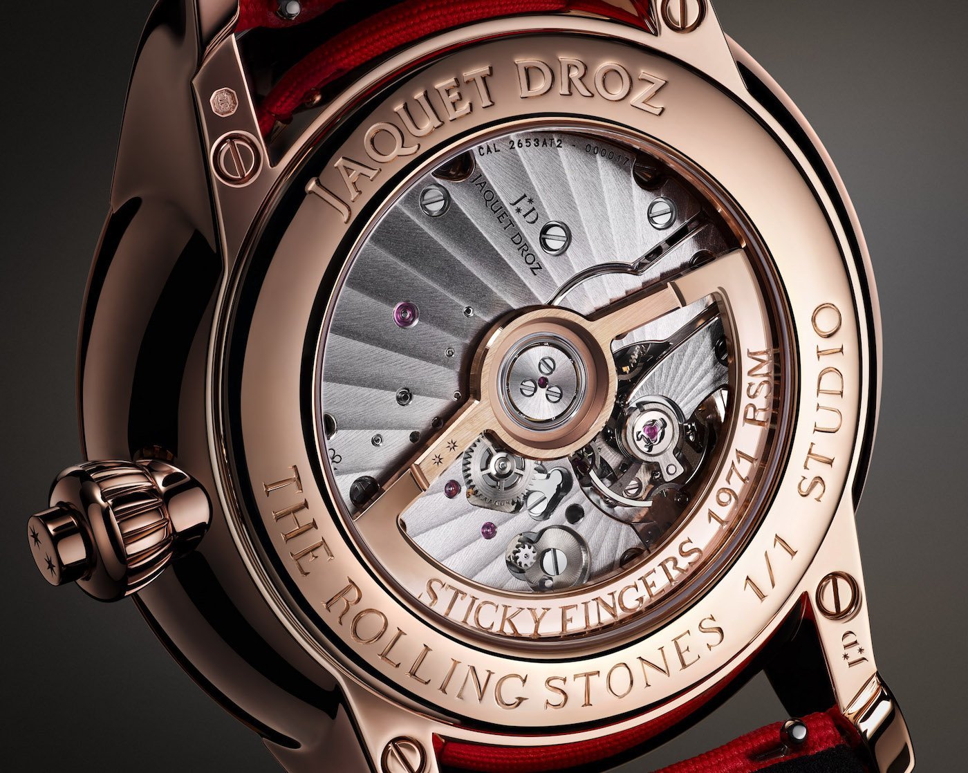 Jaquet Droz unveils The Rolling Stones unique pieces