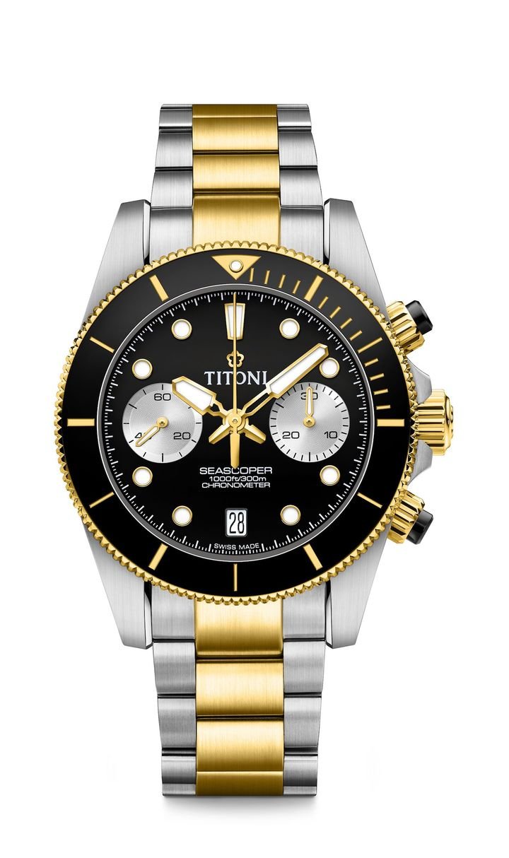 Introducing the Titoni Seascoper 300 Bi-Compax Chronograph