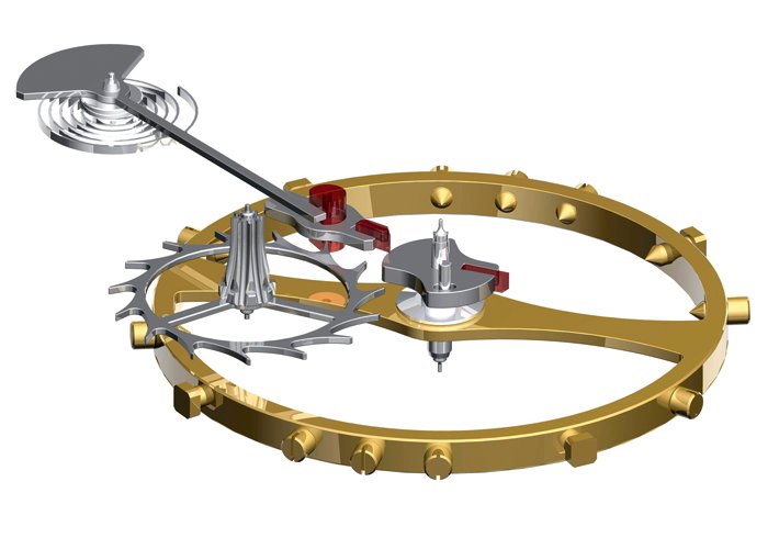 Isometric Elliptical Escapement