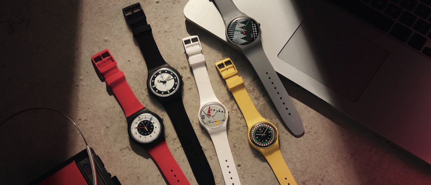 Swatch goes back to 1984 in Bioceramic