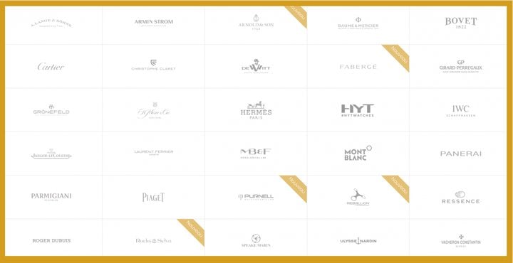 The 30 watch brands taking part in this digital Watches & Wonders