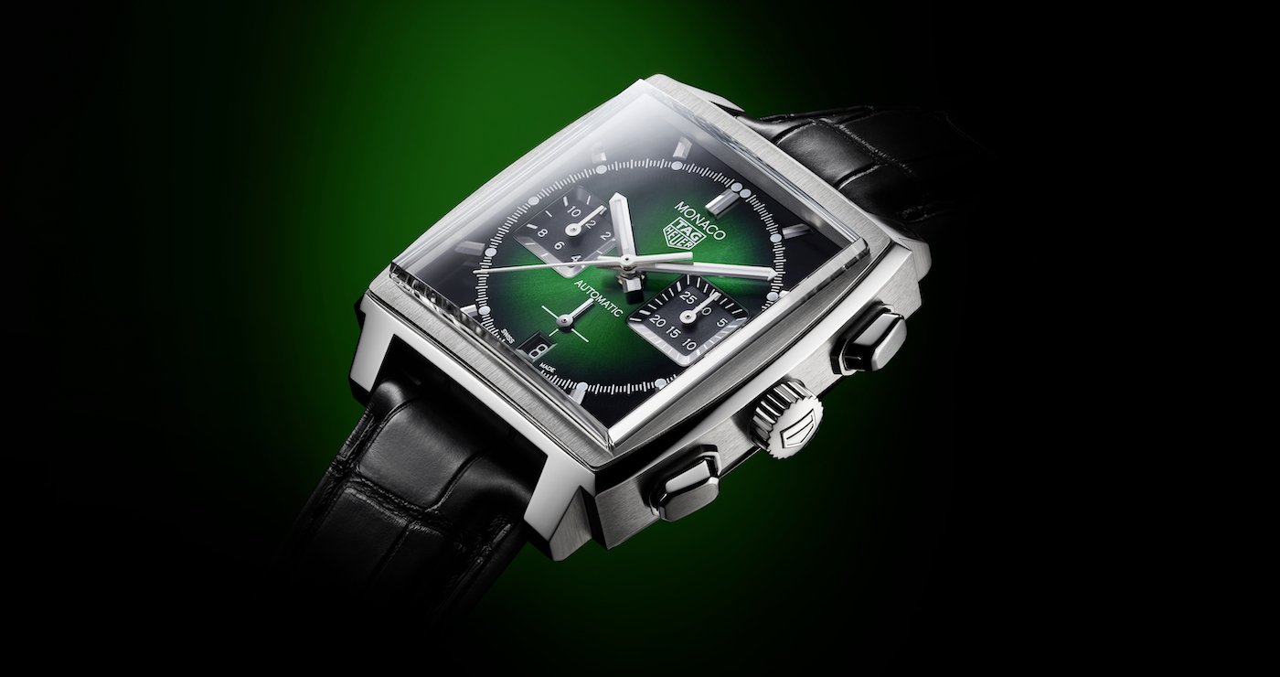 TAG Heuer introduces a Monaco with green dial 