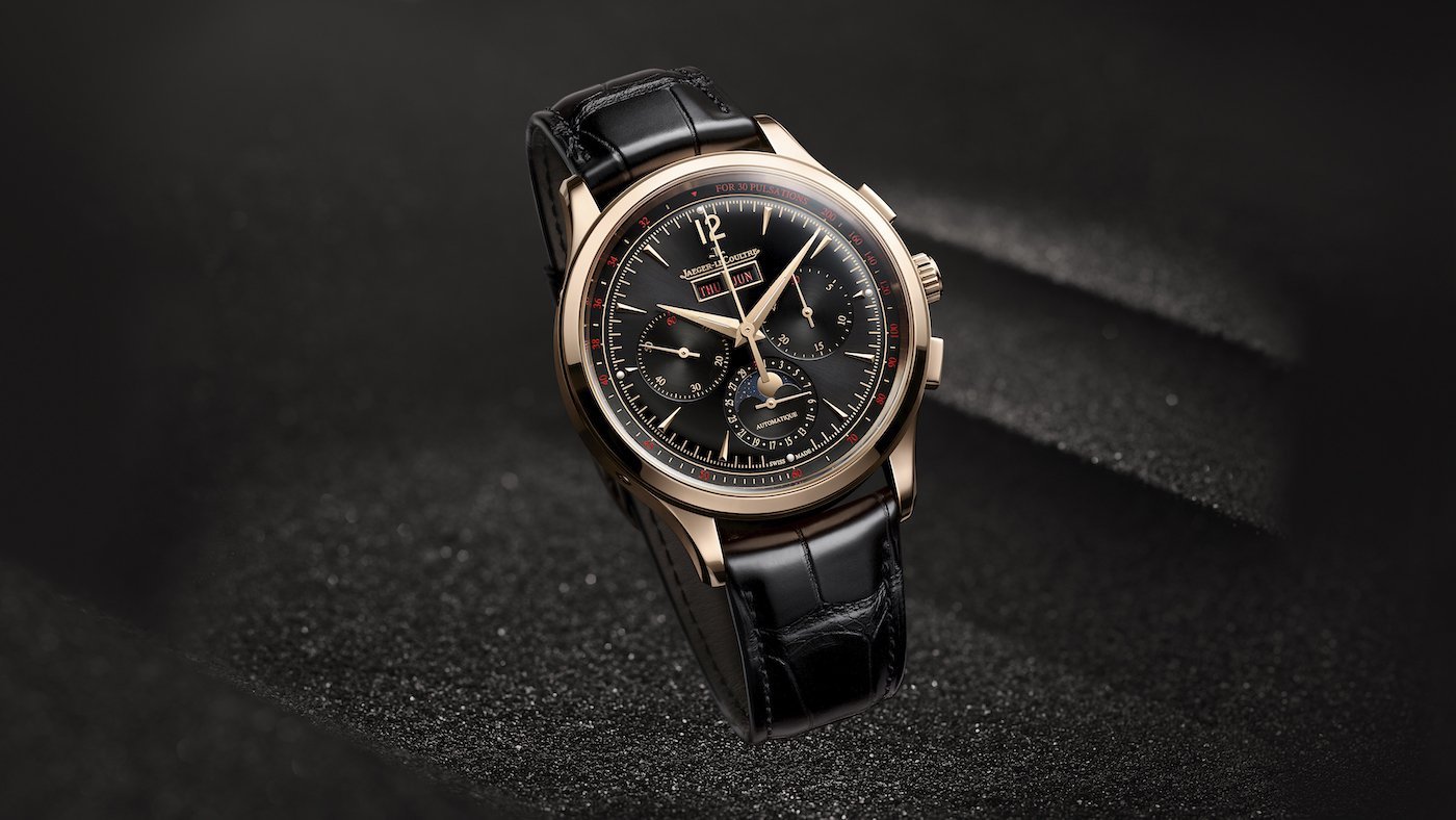 Jaeger-LeCoultre presents the pink gold Master Control Chronograph Calendar with black dial