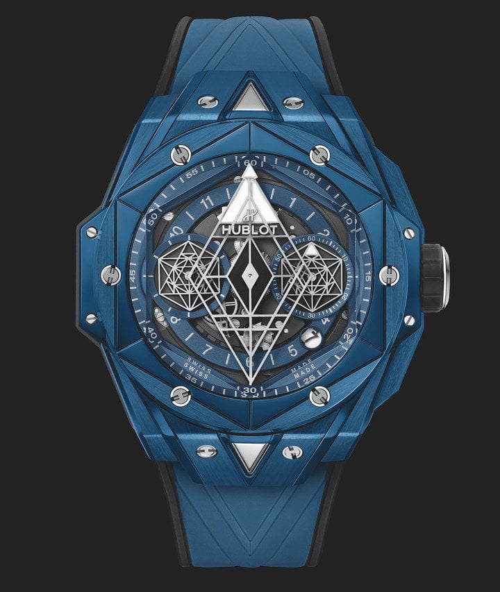 Hublot and Sang Bleu are collaborating on a new ceramic triptych, three Big Bangs in limited series.