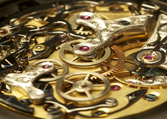 The refurbished Valjoux movement