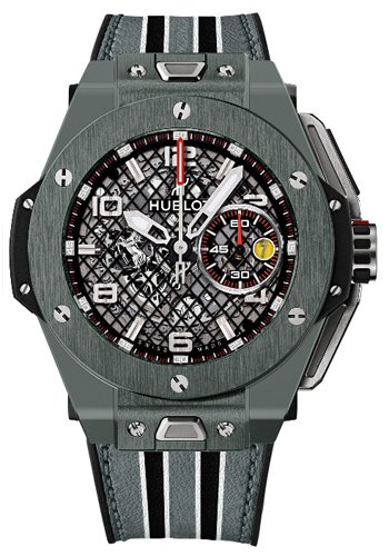 Big Bang Ferrari Grey Ceramic by Hublot (Front)