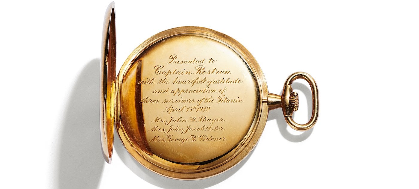 Historic Tiffany & Co. pocket watch breaks Titanic memorabilia price record